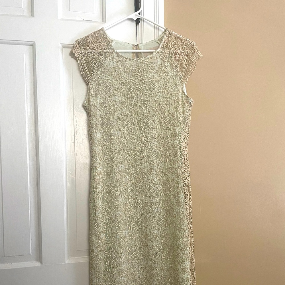 BHLDN Mignon Doo cap sleeve, midi dress